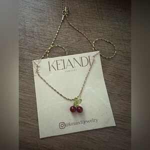 Cherry Pendant Necklace